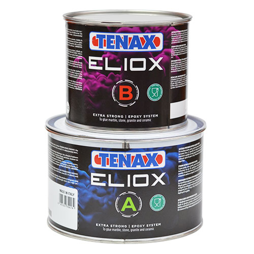 Tenax Клей эпоксидный ELIOX прозрачный/густой 1,5+0,75л 039.210.6928