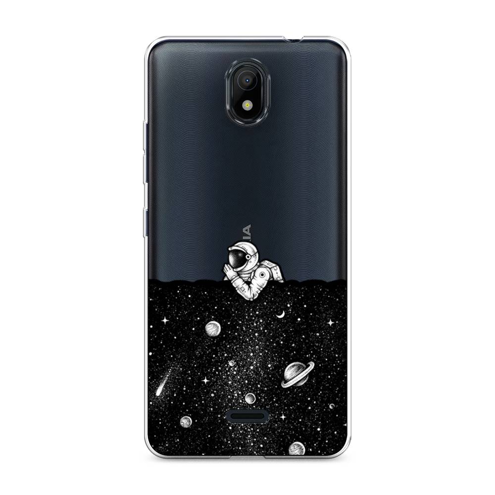 

Чехол Awog на Nokia C100 "Космический сон", Серый, 125350-4
