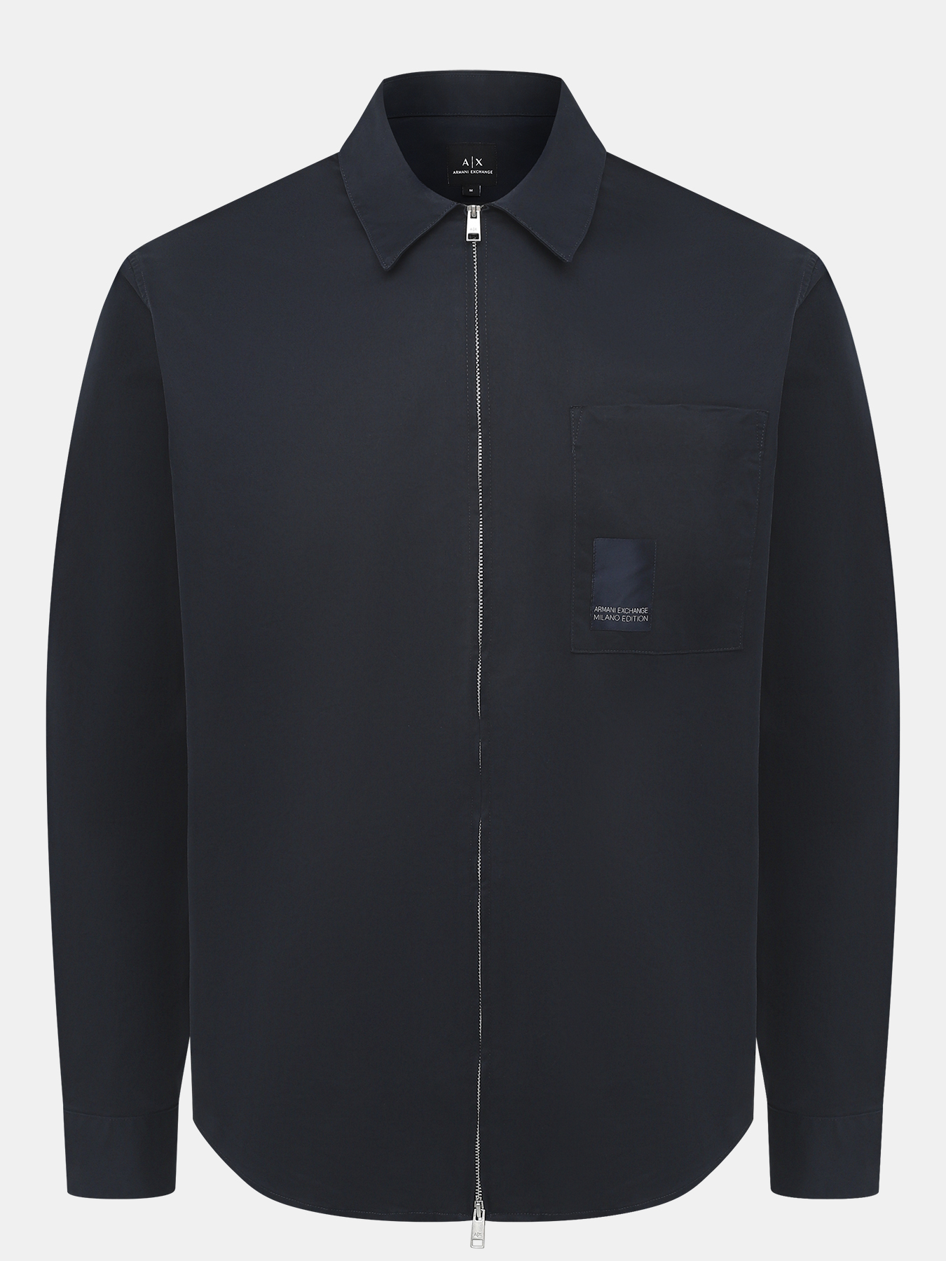 

Рубашка мужская Armani Exchange 484443 синяя 48-50 RU, Синий, 484443