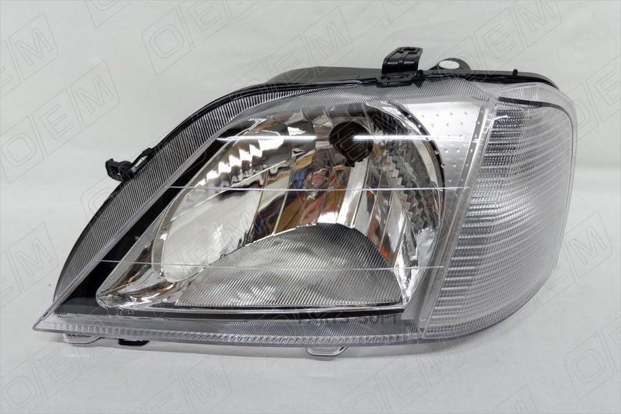 

Oem0194fl o.e.m. фара левая renault logan 1 2004-2009, повторитель ближе к крылу, O.E.M. OEM0194FL