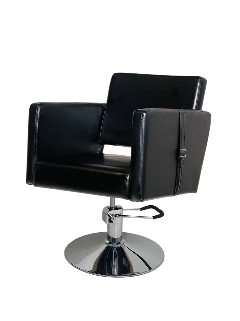 фото Парикмахерское кресло "lilu", черный, гидравлика диск sunispa