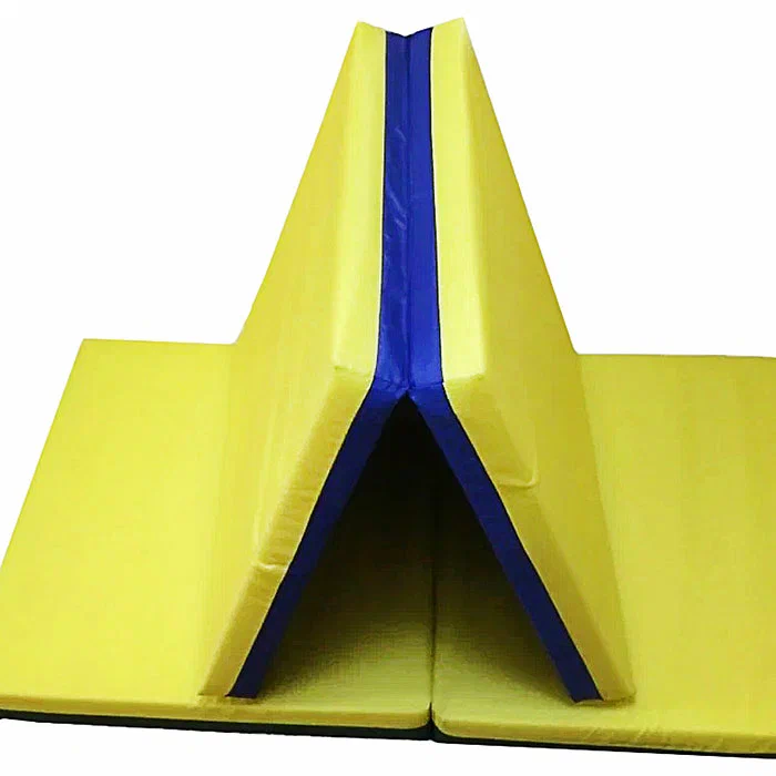 

Rokids двойной складной 120х65х7 см оксфорд, синий-желтый