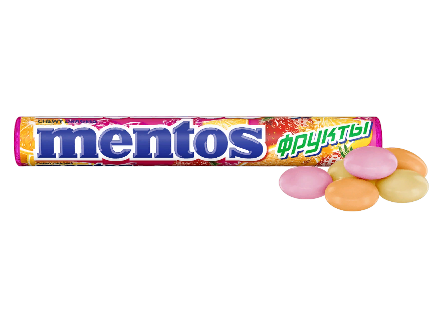 Жевательное драже MENTOS (Ментос) 