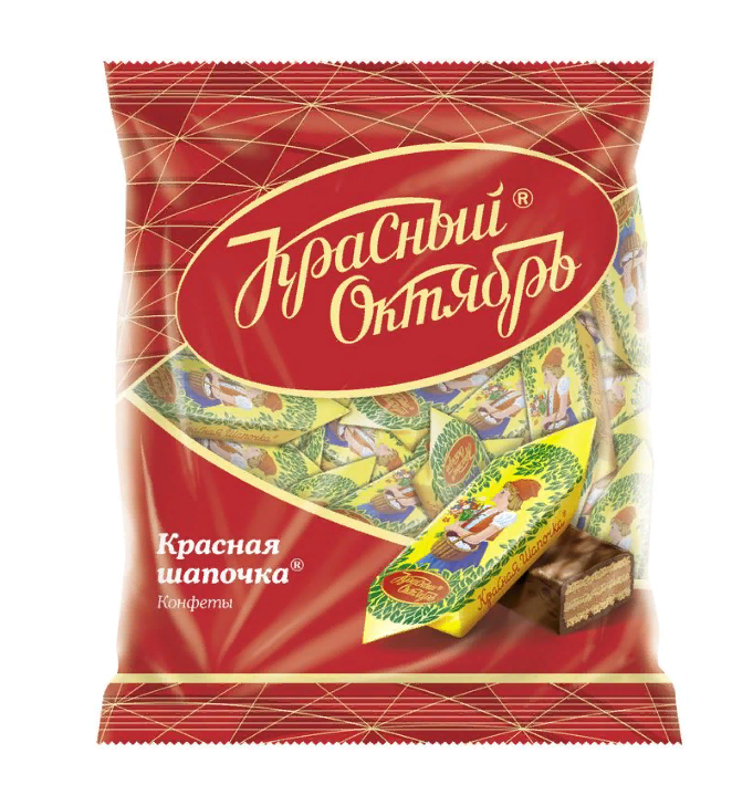 

Конфеты шоколадные КРАСНЫЙ ОКТЯБРЬ "Красная шапочка", 250 г, пакет, КО03926