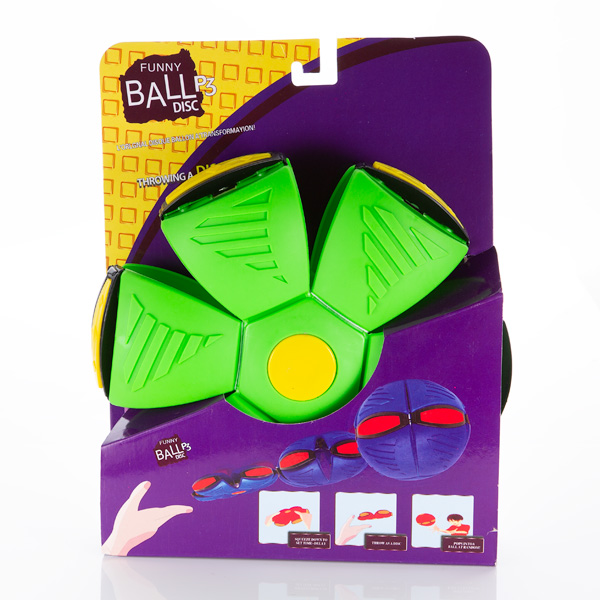 

Летающий диск-мяч Flat Ball Disc, зеленый цвет