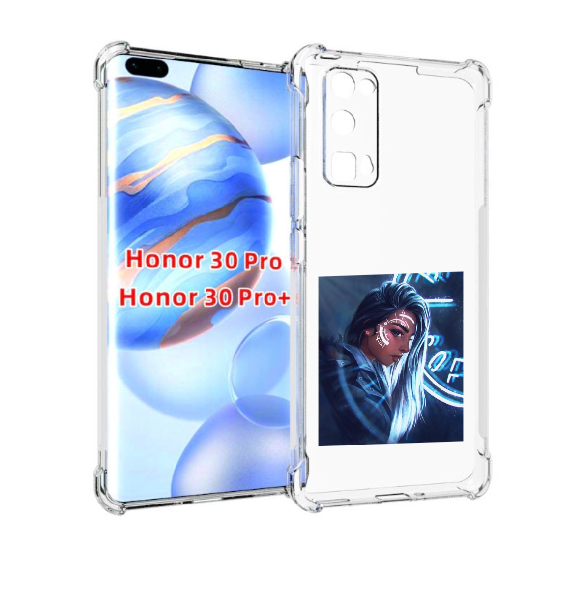 

Чехол бампер MyPads девушка-из-антарктиды женский для Honor, Прозрачный, Tocco
