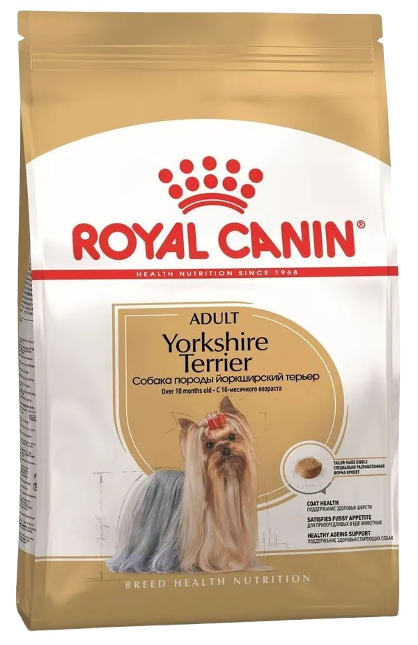 фото Сухой корм для собак royal canin yorkshire terrier adult, йоркширский терьер, птица, 3 кг