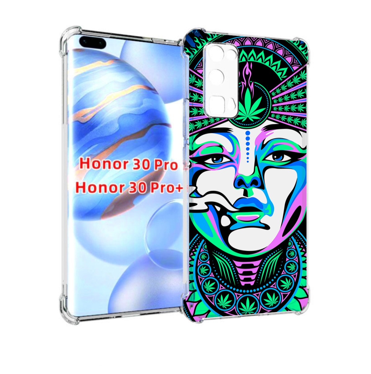 

Чехол бампер MyPads девушка-любит-траву-абстракция для Honor, Прозрачный, Tocco