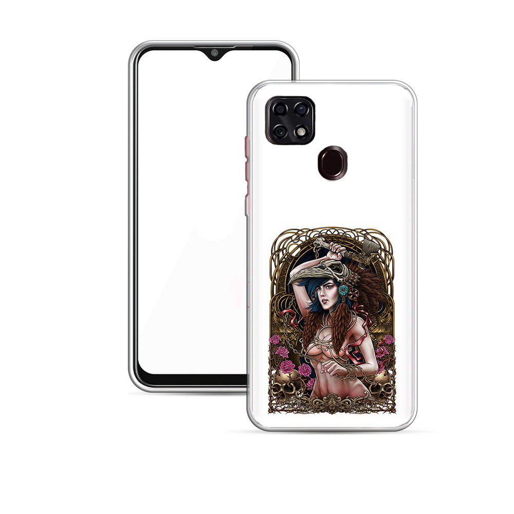 

Чехол MyPads Tocco для ZTE Blade 20 Smart красивая девушка рисунок (PT226940.456.407), Прозрачный, Tocco