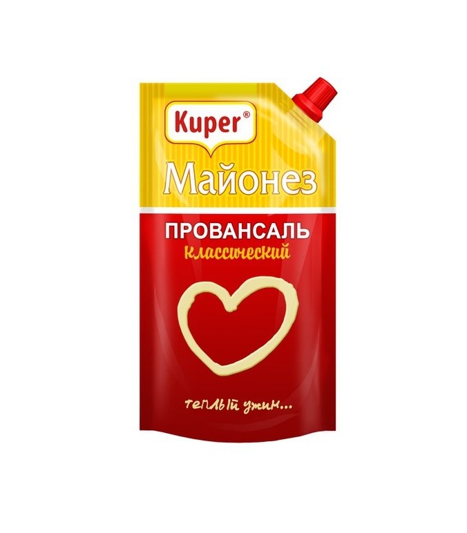 

Майонез Kuper провансаль классический, 50%, 400 мл