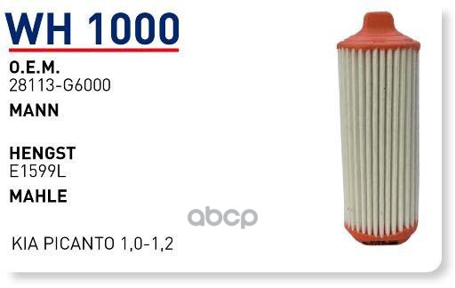 

Фильтр воздушный KIA Picanto III 17> WUNDER FILTER WH1000