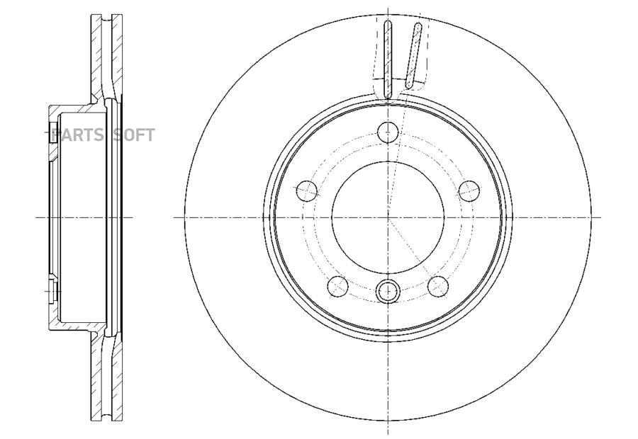 

Диск Тормозной Gbrake 1Шт GBRAKE GR21547