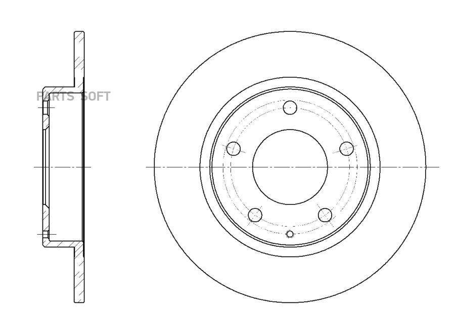 Диск Тормозной G-Brake Gr-01071 1Шт GBRAKE GR01071