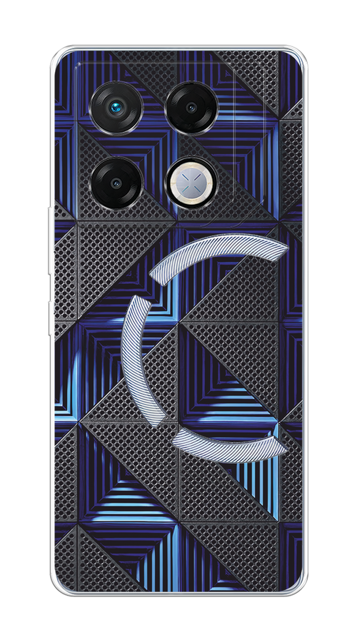 

Чехол на Infinix GT 20 Pro "IBM", Серый;синий, 3106250-1