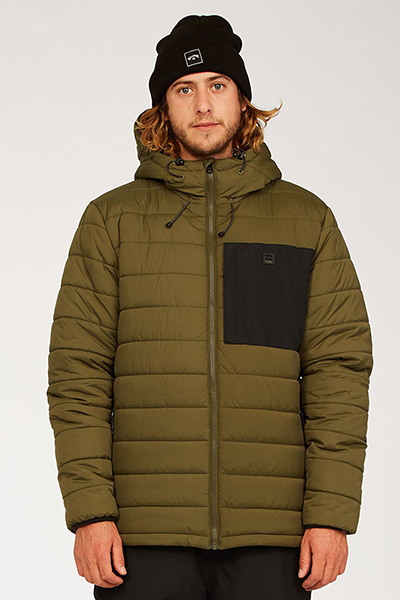 

Зимняя куртка мужская Billabong U1JK30-BIF0 зеленая M INT, U1JK30-BIF0
