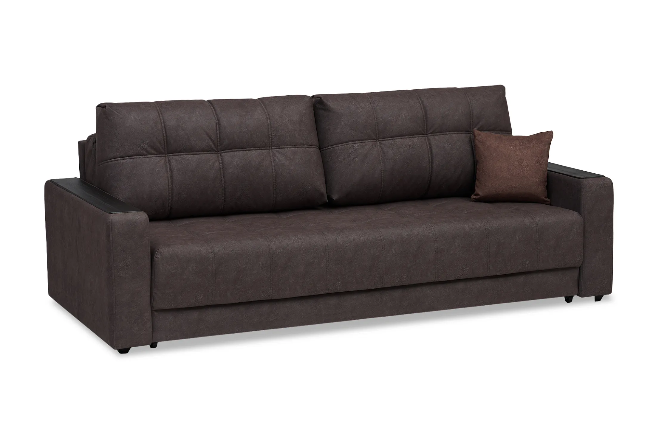 

Диван НОНТОН Рон 2.0 еврокнижка серо-коричневый, Рон 2.0