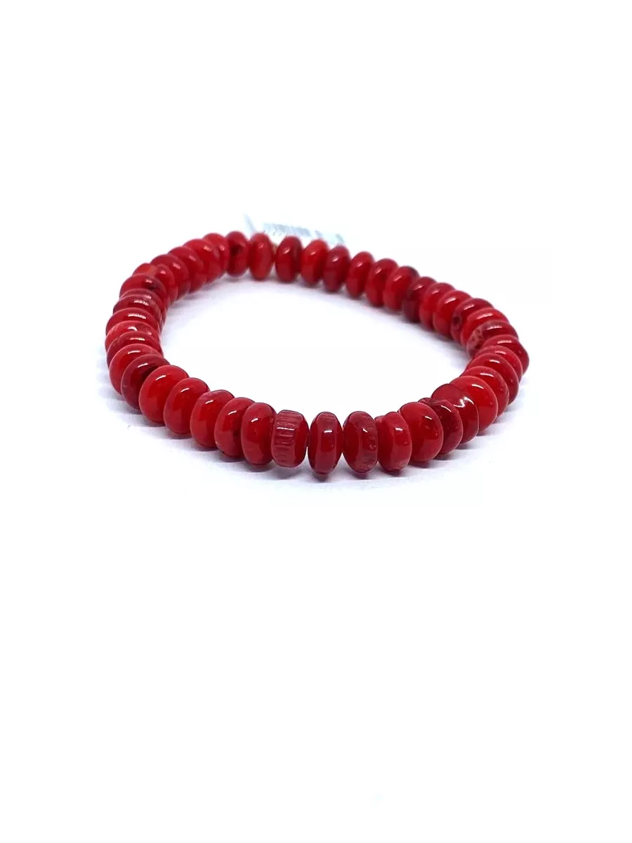 

Браслет из резины р.18 NoBrand 326274, коралл, 326274