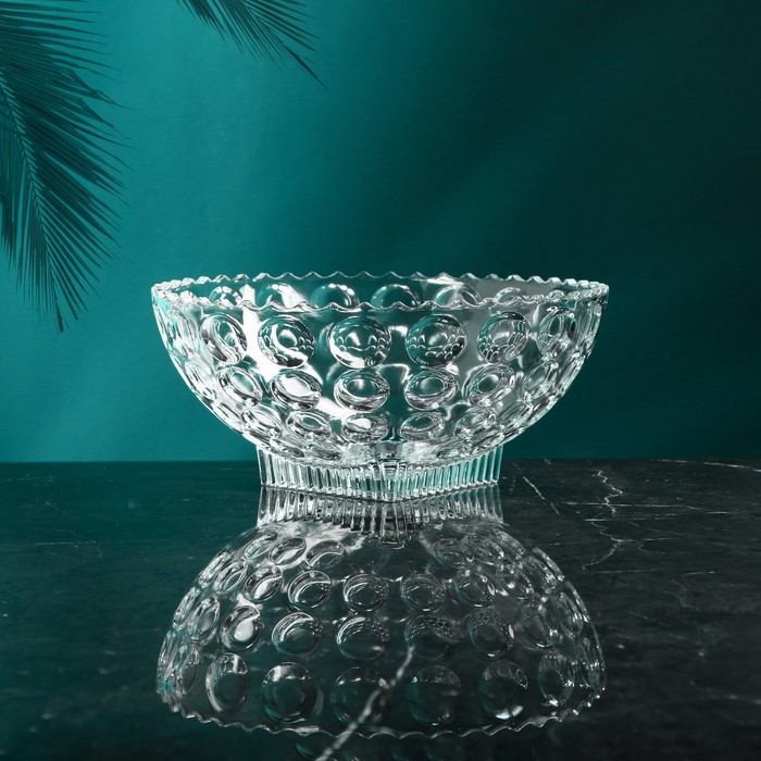 

Салатник Isfahan Glass Семирамида, стекло, 22 см, прозрачный, 1 шт, Семирамида