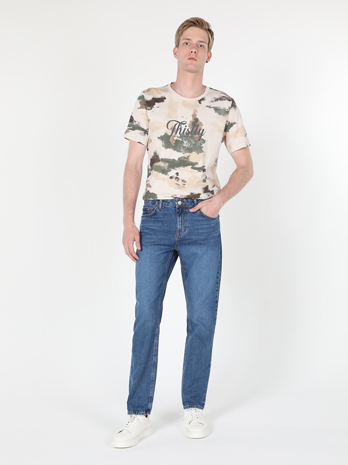 

Джинсы мужские Colins CL1060135_Q1.V1 голубые 32-34 INT, CL1060135_Q1.V1