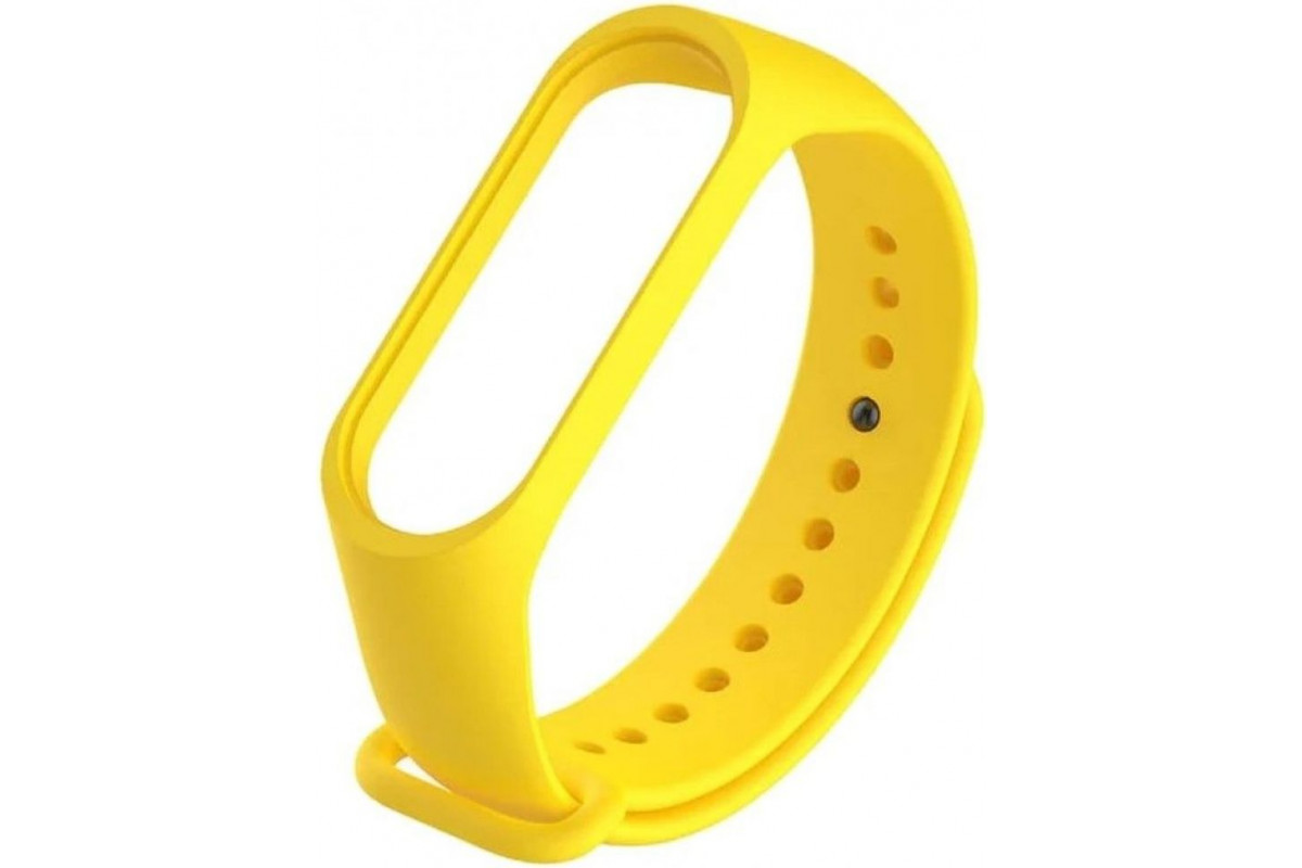 

Силиконовый ремешок для Xiaomi Mi Band 3/4, желтый, Mi Band 3/4
