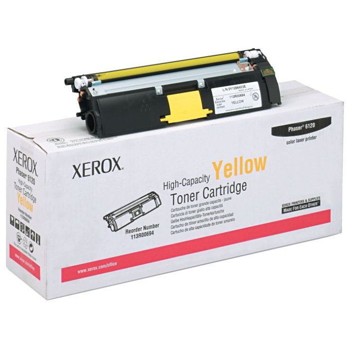 Картридж для лазерного принтера Xerox 113R00694 Yellow, оригинальный