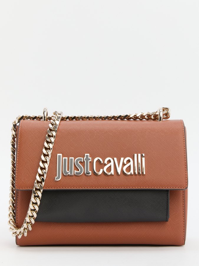 Сумка кросс-боди женская Just Cavalli 77RA4BB2 светло-коричневая 18080₽