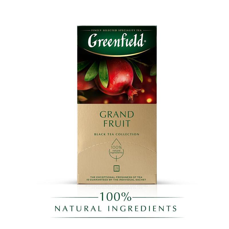 

Чай Greenfield Grand Fruit черный 25пак, 1387-10