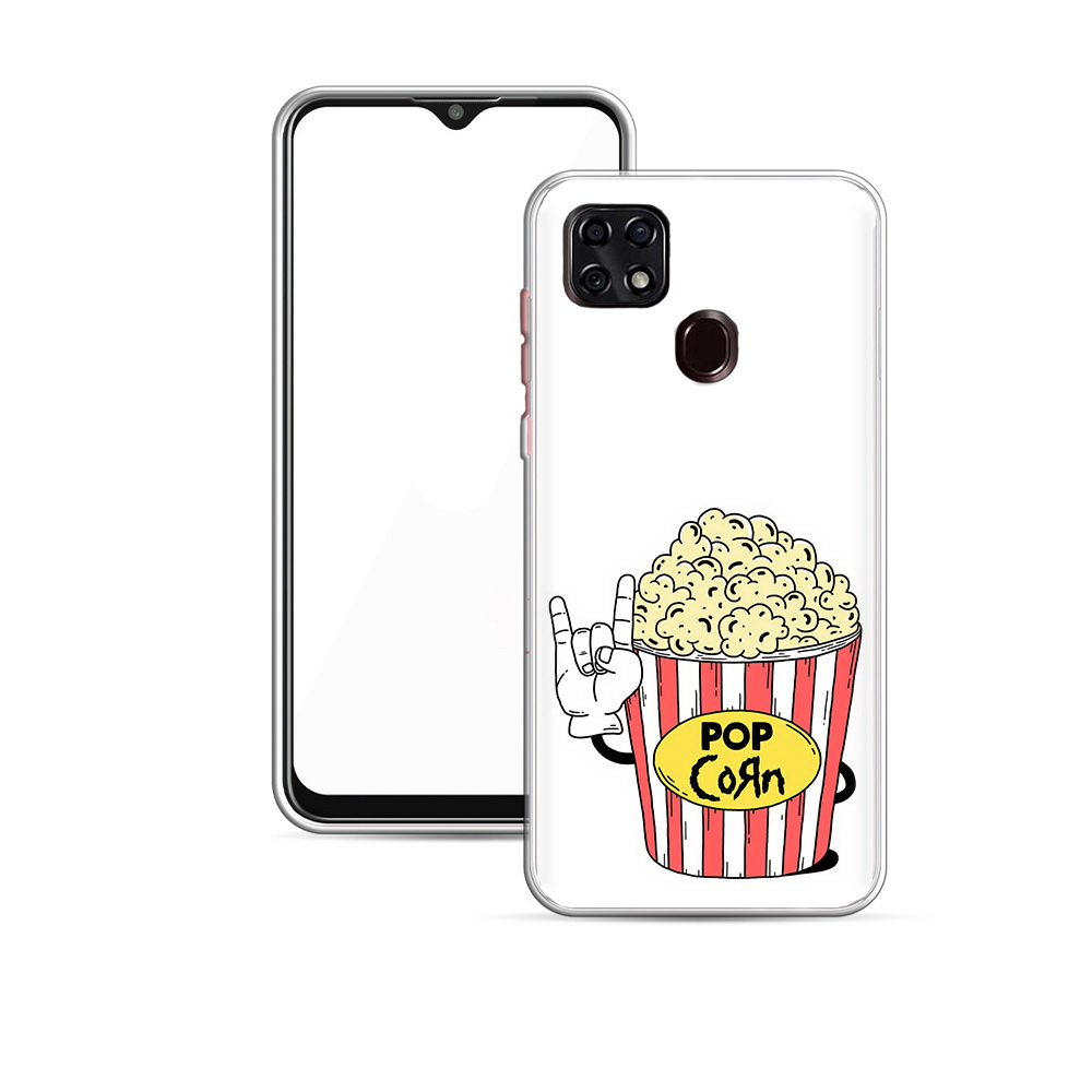 

Чехол MyPads Tocco для ZTE Blade 20 Smart крутой попкорн (PT226940.456.427), Прозрачный, Tocco