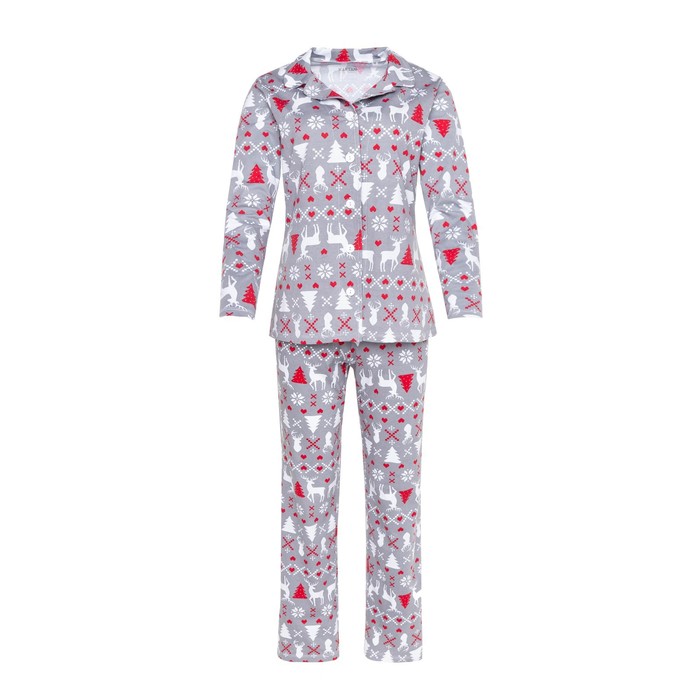 

Пижама женская KAFTAN серая 40-42 RU, Серый