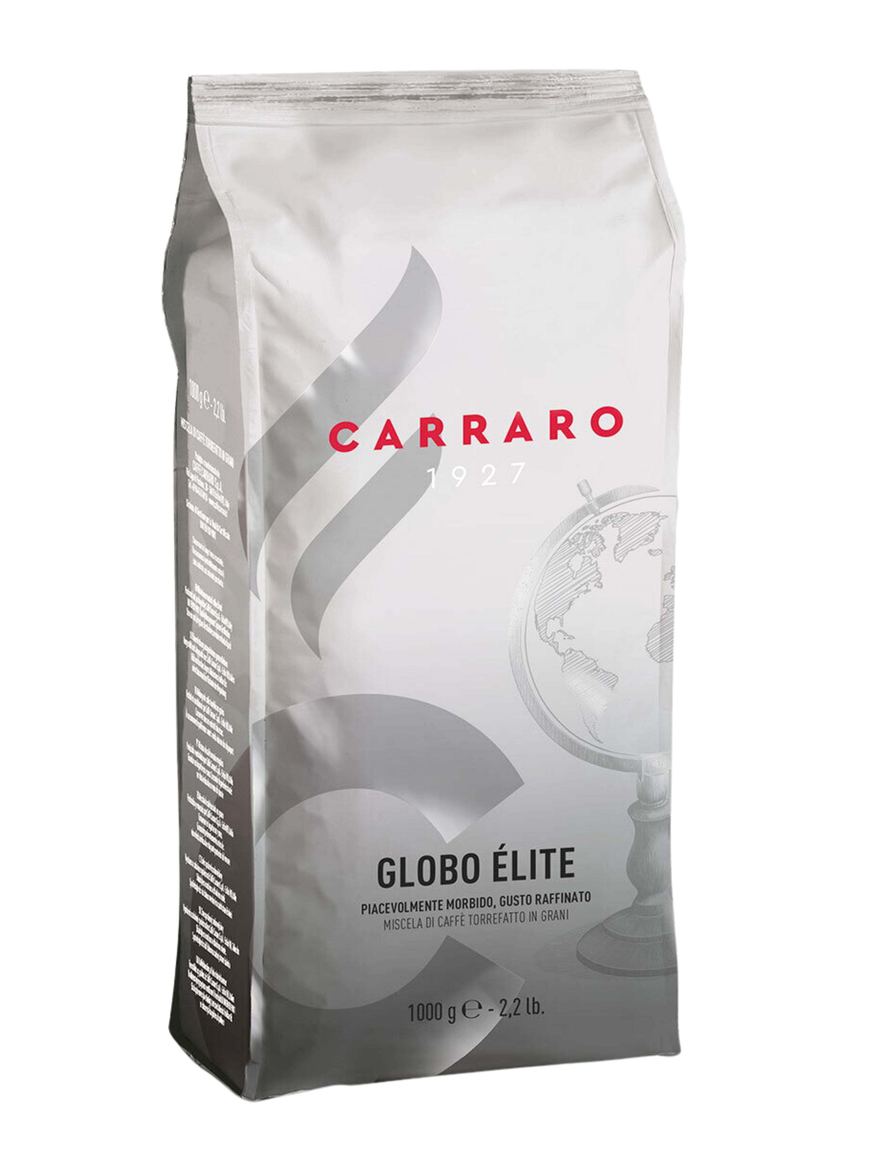 

Зерновой кофе CARRARO GLOBO ELITE, пакет, 1000гр., -