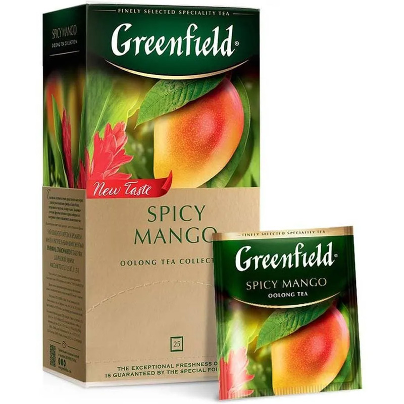 

Чай Greenfield Spicy Mango оолонг 1,5 г.*25 пак, 1725-10