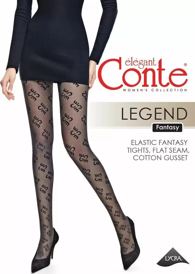 

Колготки женские Conte 90410-10 черные 3, Черный, 90410-10