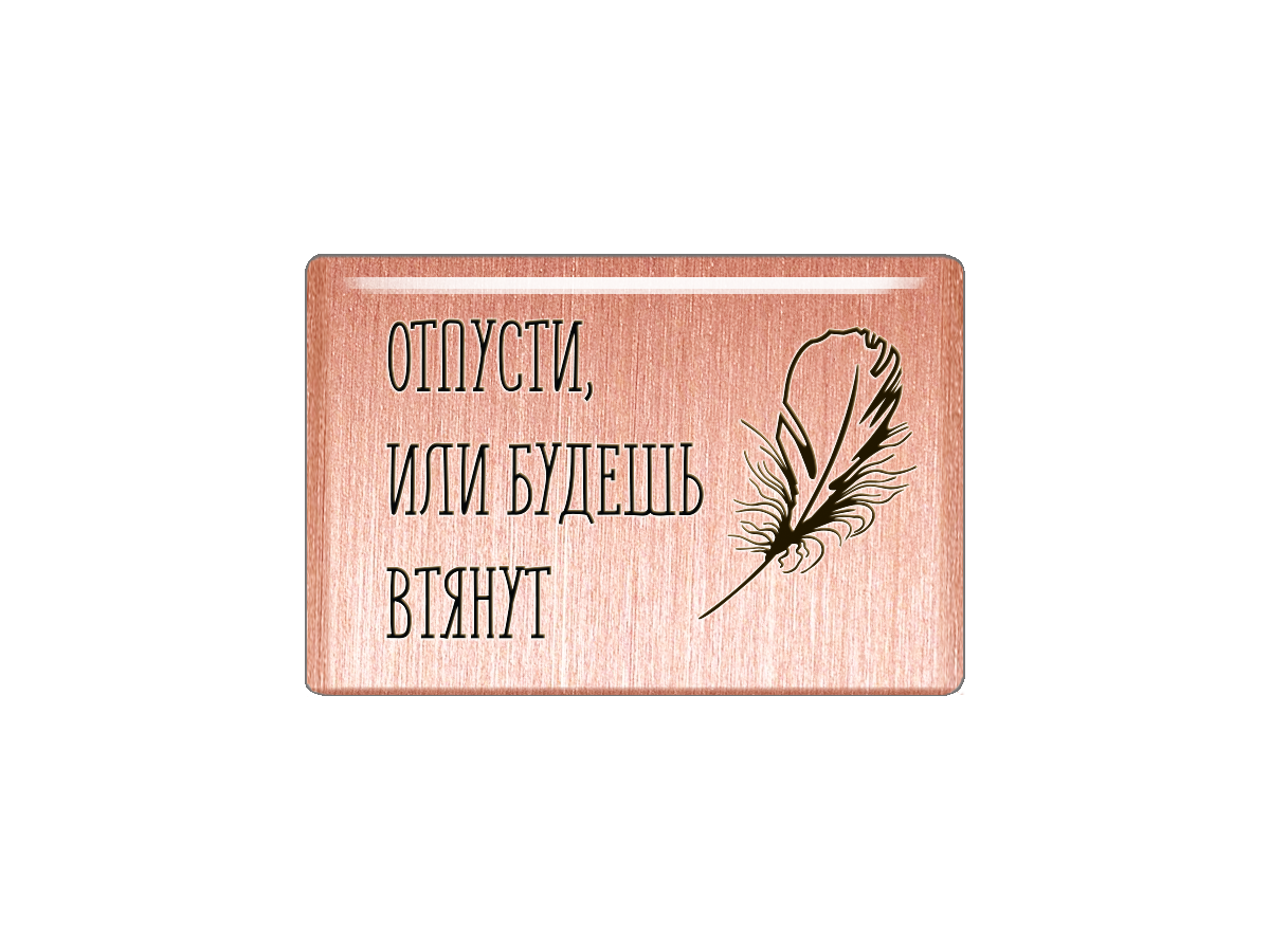 

Магнит Отпусти или будешь втянут, Т18.181.01.00