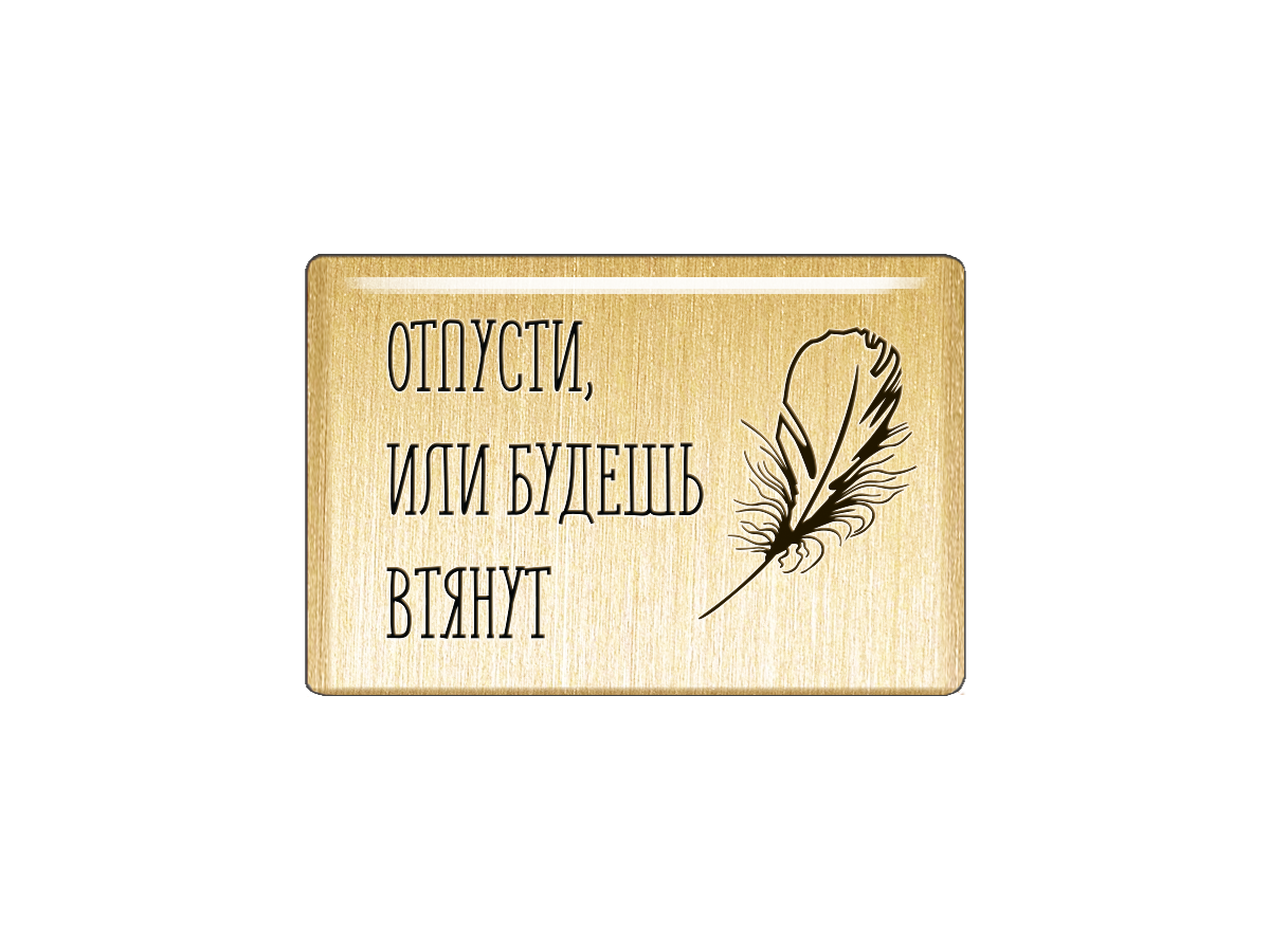 

Магнит Отпусти или будешь втянут, Т18.181.02.00