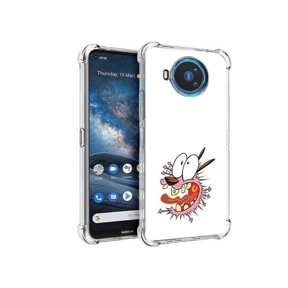 

Чехол MyPads Tocco для Nokia X100 испуганный бобик (PT227057.109.381), Прозрачный, Tocco