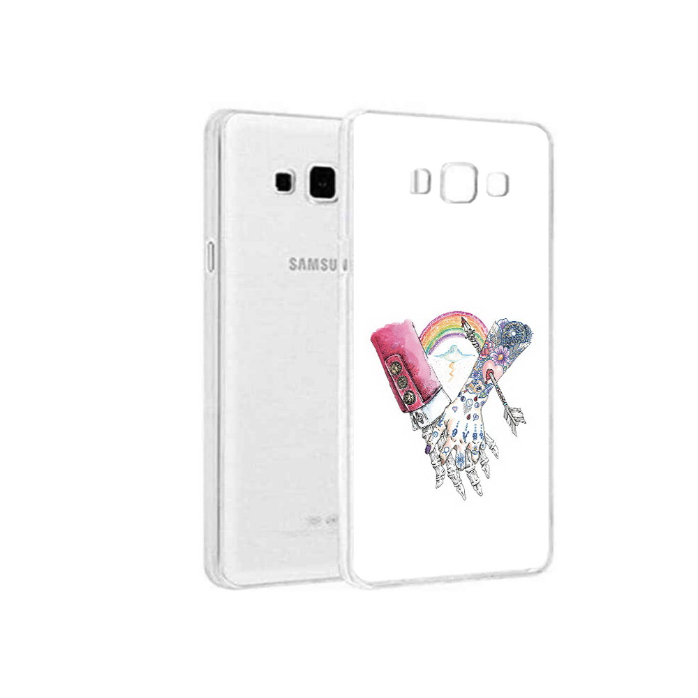 

Чехол MyPads Tocco для Samsung Galaxy On5 абстракция руки в татуировках, Прозрачный, Tocco