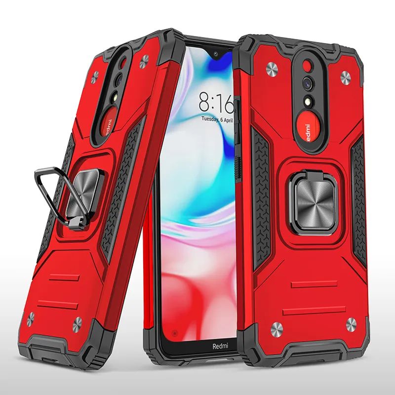 

Противоударный чехол Legion Case для Xiaomi Redmi 8/8A, Красный;черный