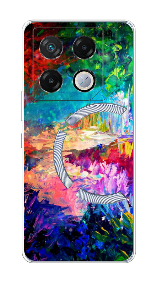 

Чехол на Infinix GT 20 Pro "Лес-гуашь", Синий;розовый;зеленый, 3106250-1