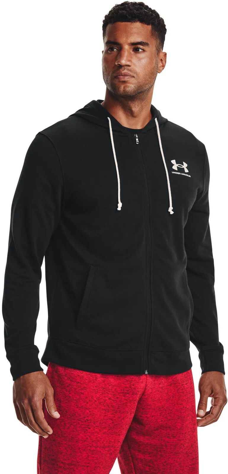 

Толстовка мужская Under Armour 1370409 черная SM, Черный, 1370409