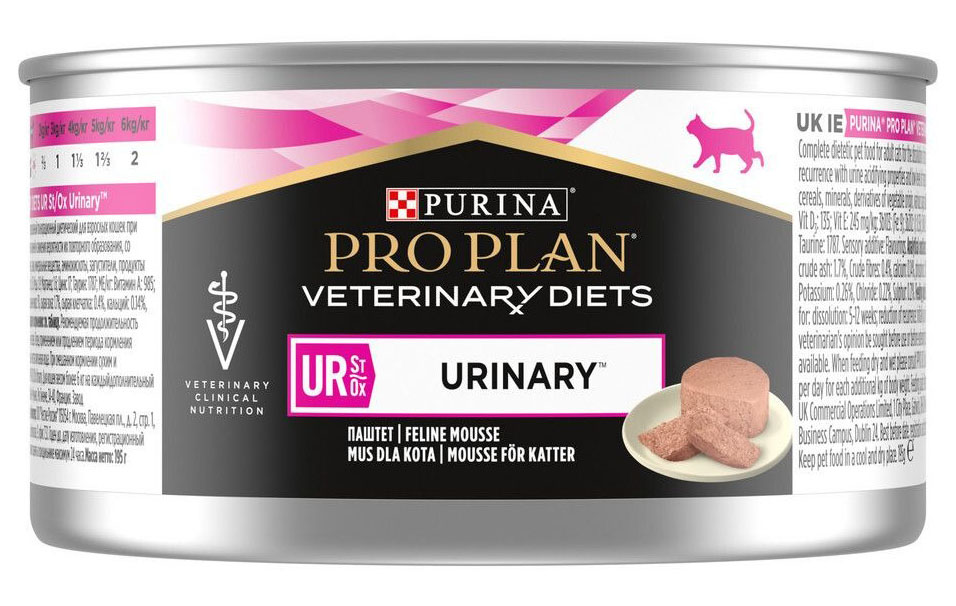 Консервы для кошек PRO PLAN VETERINARY DIETS UR St/Ox Urinary, 195 г