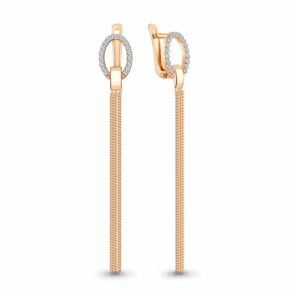 

Серьги из серебра с фианитом Aquamarine 49180А.6, 49180А.6