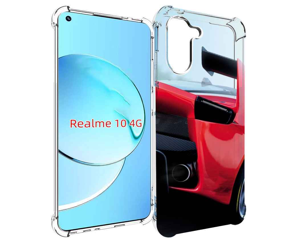 

Чехол MyPads Крыло-машины мужской для Realme 10, Прозрачный, Tocco