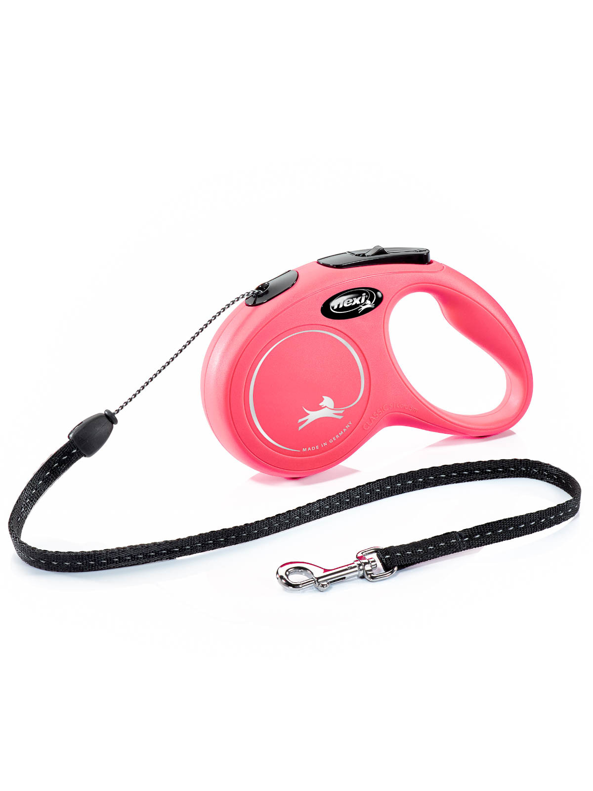 

Рулетка Flexi New Classic S до 12 кг трос красная, 5 м