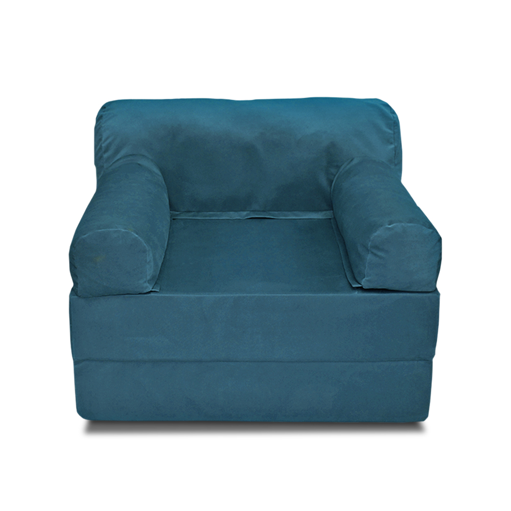 фото Кресло-кровать freeform вики велюр, синий