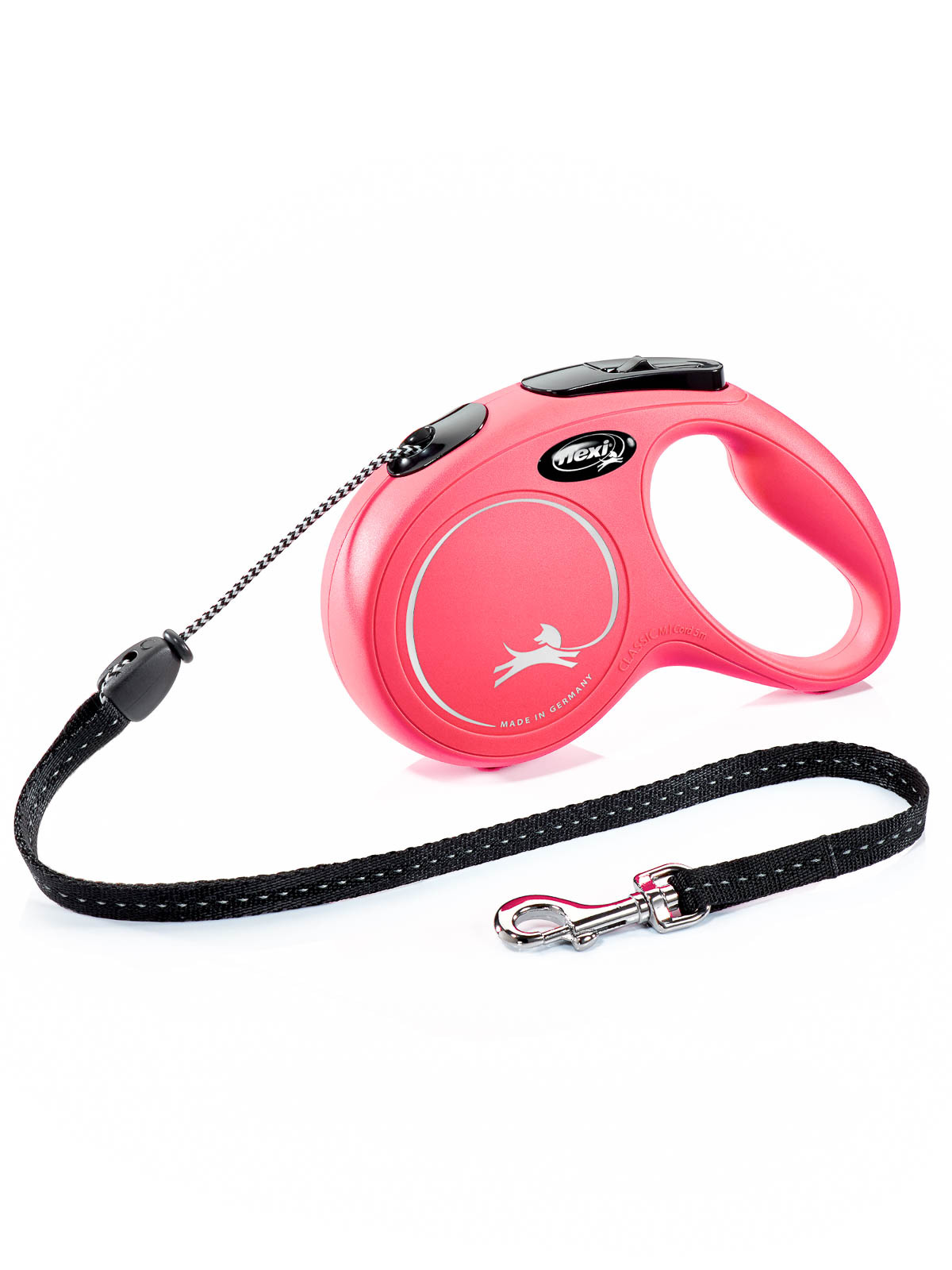 

Рулетка Flexi New Classic М до 20 кг трос красная, 5 м