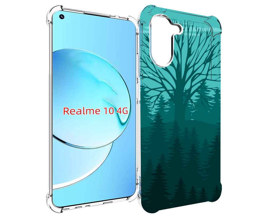 

Чехол MyPads Лес для Realme 10, Прозрачный, Tocco