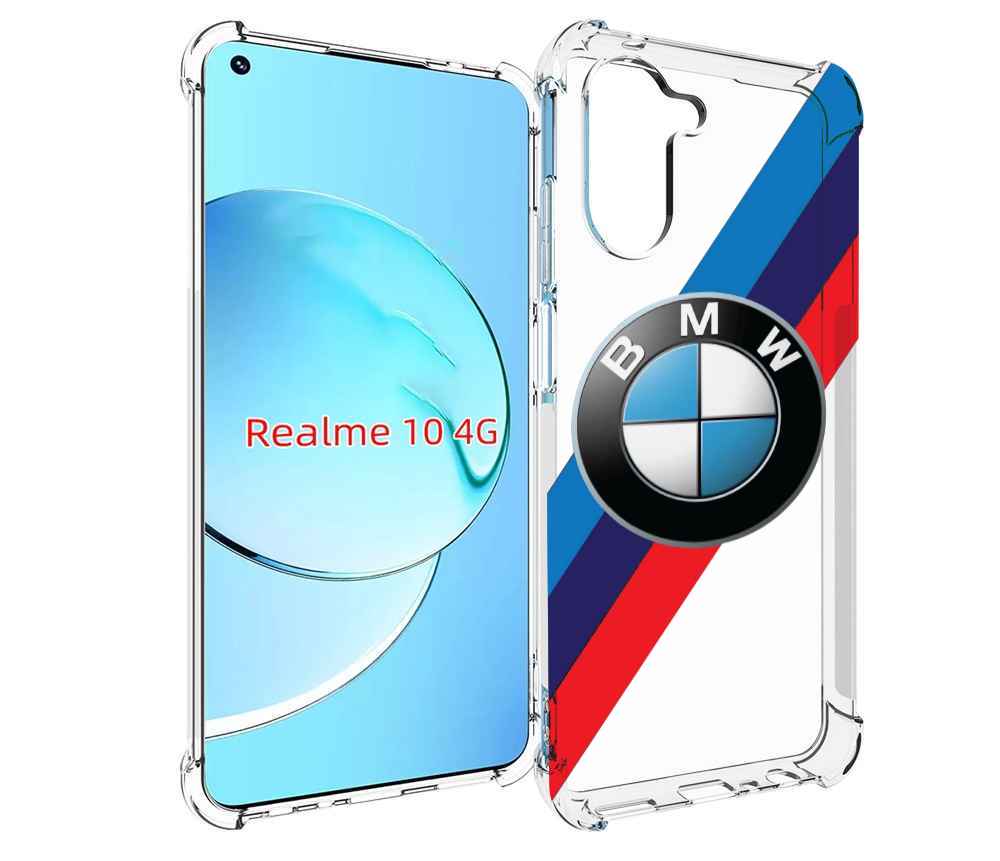

Чехол MyPads Лого-BMW мужской для Realme 10, Прозрачный, Tocco