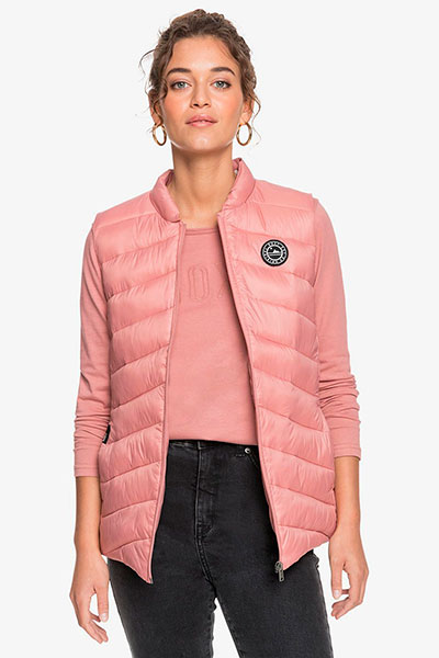 

Утепленный жилет женский Roxy ERJJK03386 розовый XS INT, ERJJK03386