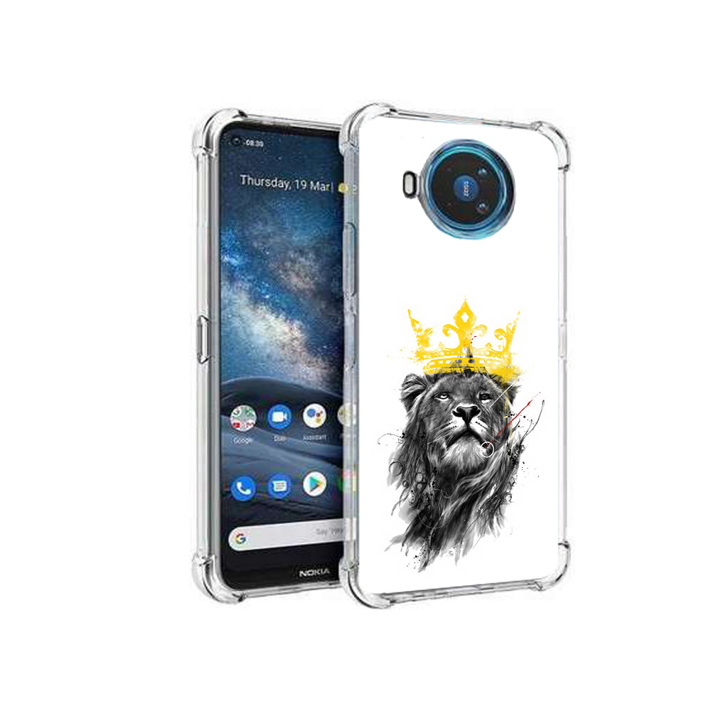 

Чехол MyPads Tocco для Nokia X100 король-лев (PT227057.109.391), Прозрачный, Tocco