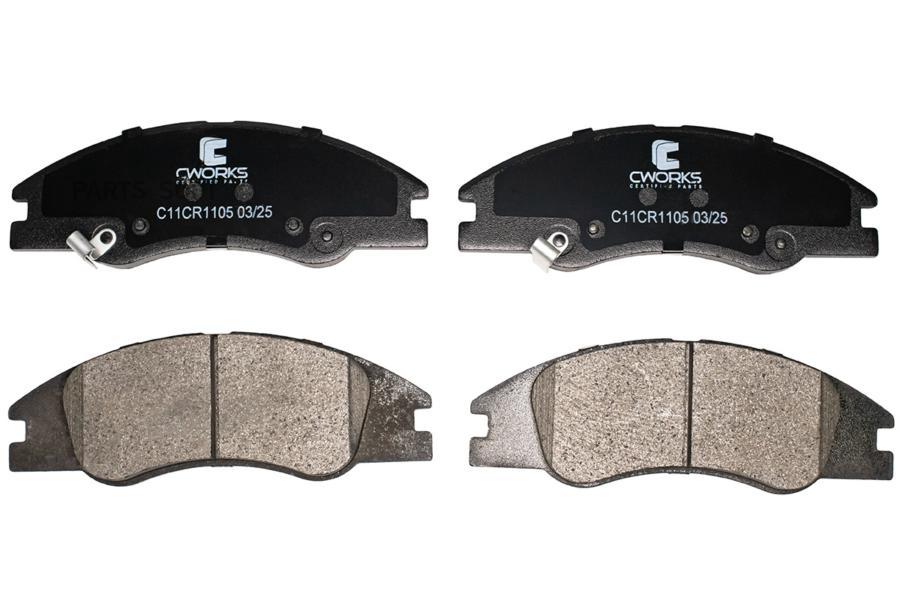 

Тормозные колодки CWORKS передние Low Metallic C11CR1105